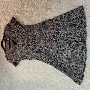 Grey and black woman's dress size m